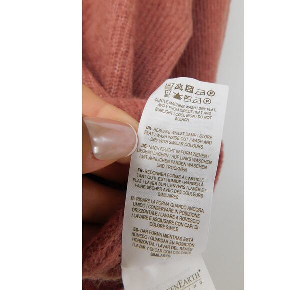 Boden Square Neck Long Sleeve‎ Pullover Alpaca Wool Sweater Top Size 10R - Picture 5 of 5